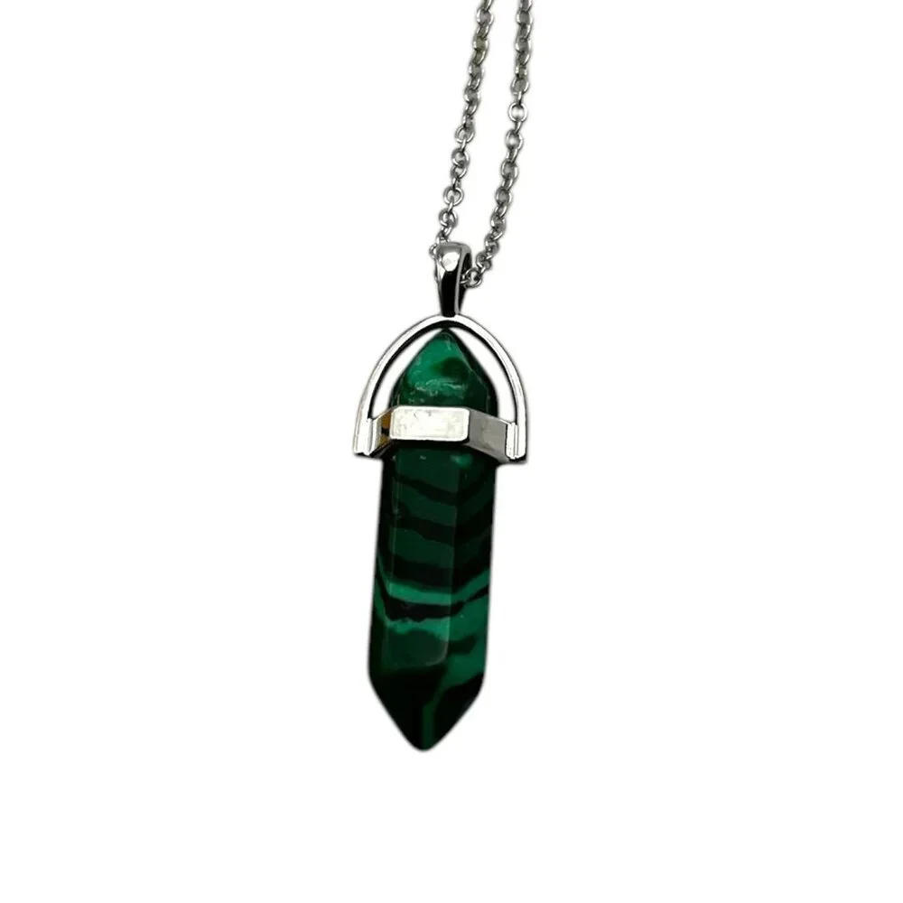 Multi Color Quartz Necklace Pendant Necklace Chain Crystal Necklace Women Jewelr